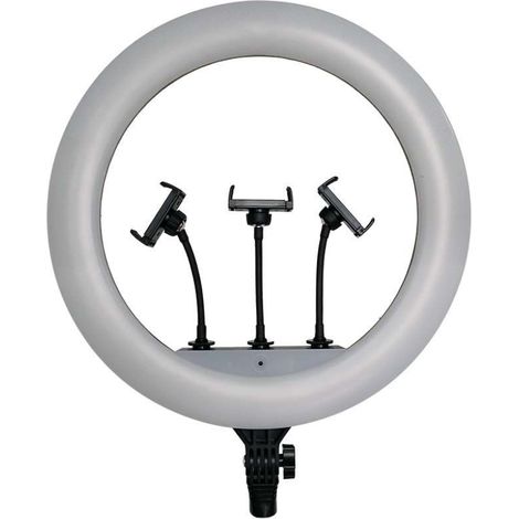 V-TAC 55 W 45 cm Selfie-Lampe mit 160 cm Stativ und Fernbedienung CCT 3200 K-5500 K