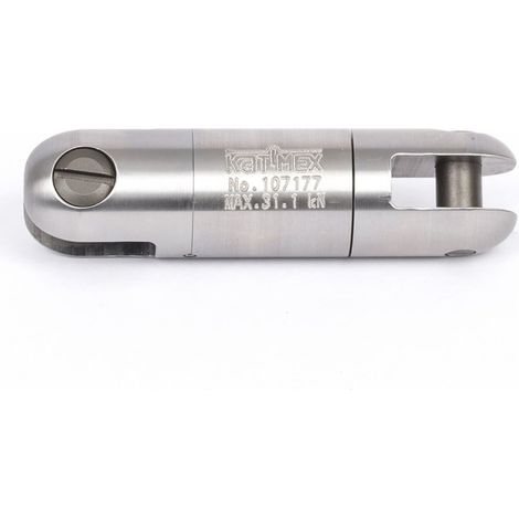 Katimex Drallausgleichswirbel, Durchmesser 16 mm, Seil, Durchmesser 7,1 mm, Bruchlast 10 kN