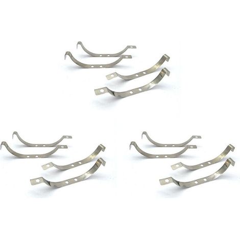Convient aux systèmes de suspension à ressorts à lames d'amortisseurs en acier à 12 pièces, applicable aux accessoires de mise à niveau des camions télécommandés WPL D12 B14 B24 B16 B36.