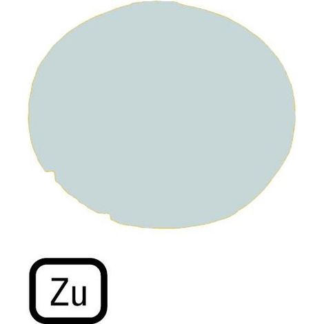 Verrine pour boutons-poussoirs plate blanche ZU EATON M22-XDL-W-D2