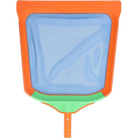 Pool skimmer net with plastic frame for cleaning the surface of swimming pools, jacuzzis, spas, fountains (1/5)