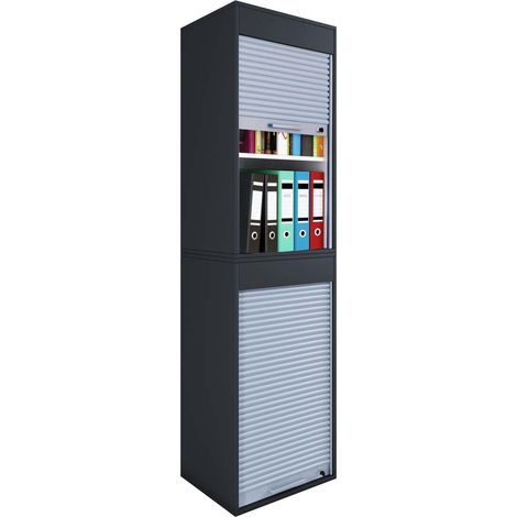Armoire de bureau Volets roulants d'armoire Aktos 186x50x40 - VCM (1/3)