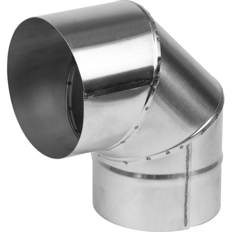 Sealey ABI1000AK3 Stainless Steel Exhaust/Flue 90 Bend for ABI600 & ABI1000 120mm (1/4)