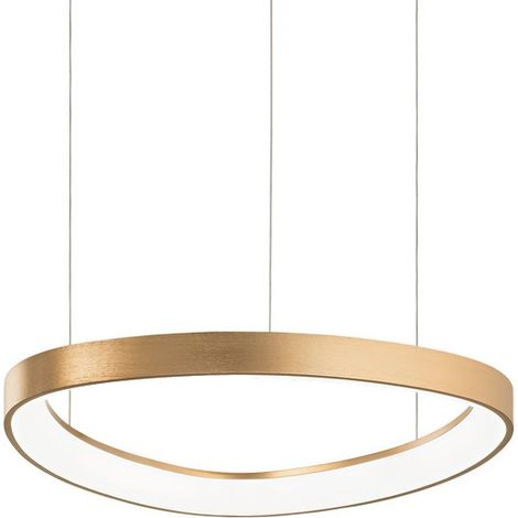 Suspension intégrée décorative à DEL en laiton, 3000K (1/2)