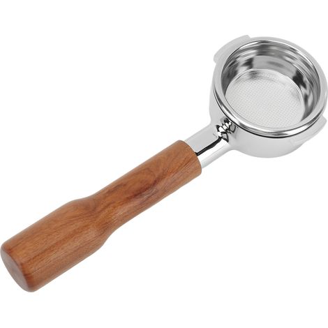 Porte-filtre café sans fond 58mm en alliage d'aluminium, couche unique, filtre nu pour machine Expresso Expobar C1, rouge acajou (1/5)