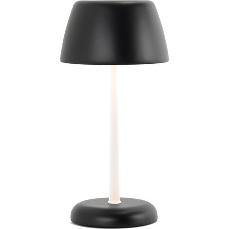 Lampada Smart Trilli Wi-Fi Zafferano - Led Ricaricabile, Touch, App Wi-Fi, Ceramica Decorata Bianca e Ruggine (1/2)