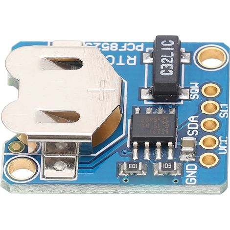 Erweiterungsplatine für Echtzeituhr, bestücktes Modul, Mikrocontroller, elektronisches Bauteil PCF8523 (1/5)