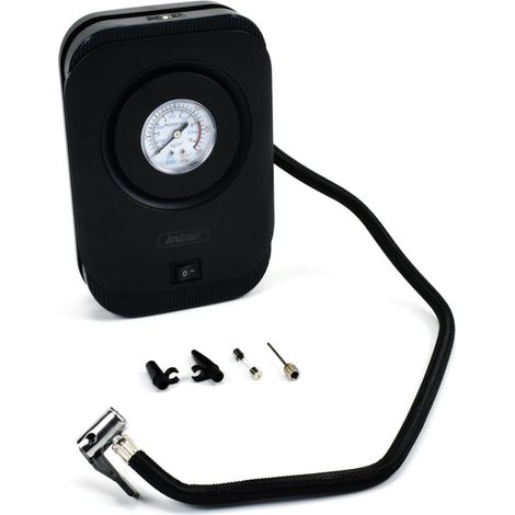 Compresseur D'air Voiture Pompe 120w Cable Allume-cigare 12v Manometre Q-dq025 (1/5)