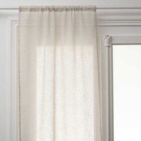 Set di 2 tende bianche fred 60x120cm - Atmosphera créateur d'intérieur
