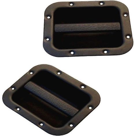 2 Stück Lautsprechergriffe, Subwoofer-Verstärker-Lautsprechergehäusegriffe, Metallgriffe
