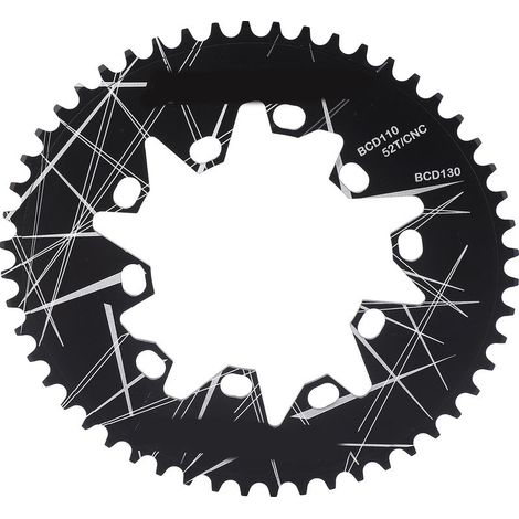 Plateau Litepro 52T Ovale Chaîne BCD 110/130 Route Vélo Pliant Aluminium Chaîne (1/5)