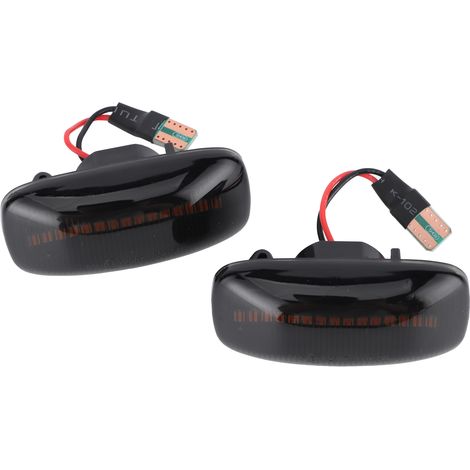 Lot de 2 feux de position latéraux clignotants à LED dynamiques de remplacement compatibles avec Nissan Maxima (1/5)