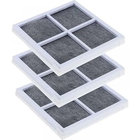 3PCS Filtre à air pour réfrigérateur LG LT120F, accessoires de purificateur, filtre (1/4)