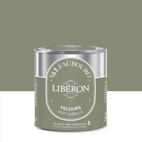 LIBERON Peinture vert ombelle multisupport 163 faubourg LIBÉRON velours 0.5 l