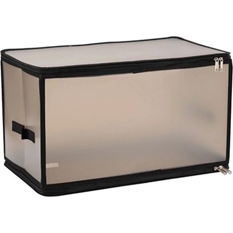 Aufbewahrungsbeutel, Kleiderboxen, faltbare Schrankorganizer, Aufbewahrungsboxen mit robusten Reißverschlüssen für Kleidung, Decken, Bettdecken, Bettwäsche, Kissen und Spielzeug (1/5)