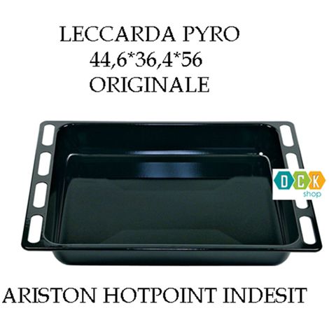 Leccarda Pyro Smaltata Nera 44,636,456 Forno Originale Ariston Hotpoint Indesit