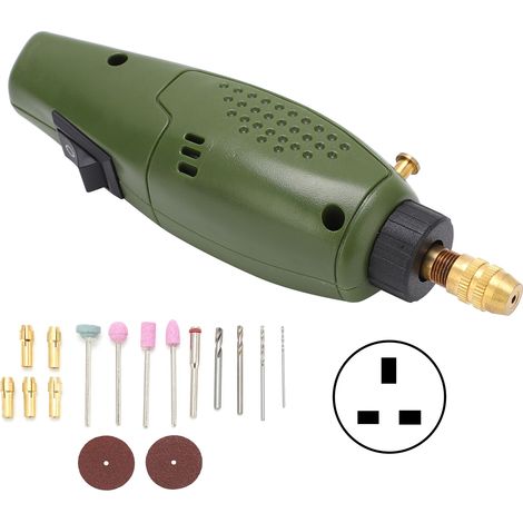 Mini meuleuse électrique basse tension portative multifonction pour perçage, peinture, polissage (UK 100-240V) (1/5)