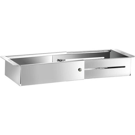 Étagère rétractable pour évier de cuisine, panier à fruits et légumes avec support de drainage, rangement pliable en acier inoxydable. (1/4)