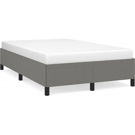Maison Exclusive - Giroletto senza Materasso Grigio Scuro 120x200 cm Tessuto (1/5)
