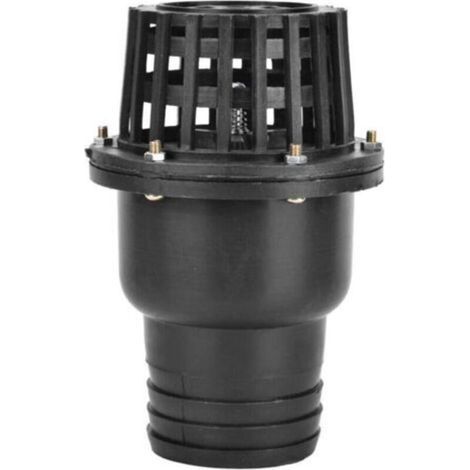 Clapet anti-retour plat basse pression pour pompe à eau, en PVC noir, pour machines hydrauliques (3") (1/4)