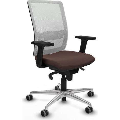 Silla ergonómica piqueras y crespo Haches blanco espuma aluminio (1/2)