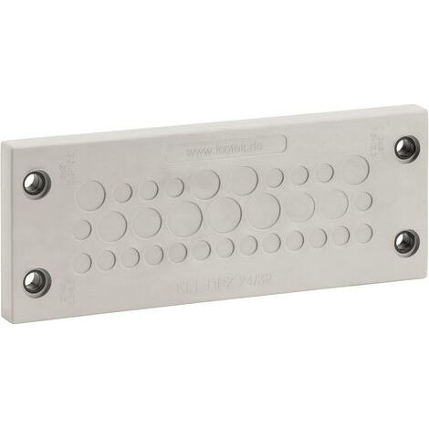 Plaque de traversée de câble Icotek KEL-DPZ 24/14 43700 Ø max. des bornes 22 mm Polyamide, Elastomère gris, noir 1 pc(s (1/2)