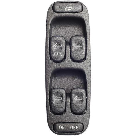 Commande principale de lève-vitre électrique avant gauche pour Volvo V70, S70 et XC70 (1998-2000) - Référence : 8638452 (1/5)