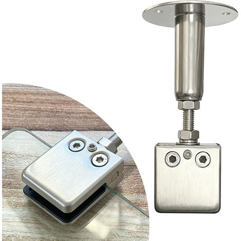 Barre de support réglable en acier inoxydable pour porte douche (1/5)