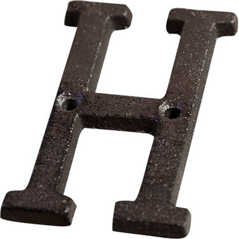 Numéro De Maison - Fonte Noire 3 Pouces - Pour Boîte Aux Lettres Et Portail - Lot De 1 (1/5)