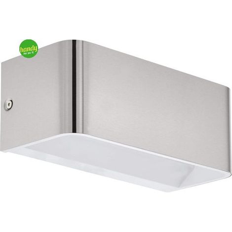 EGLO - SANIA 4 APPLIQUE A LED IN ALLUMINIO NICKEL OPACO 10W 3000K 1300LM 98425 (1/4)