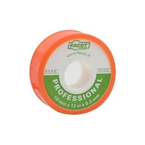 RUBAN P.T.F.E TEFLON PROFESSIONAL Dimensions : H 19 mm x 12 m