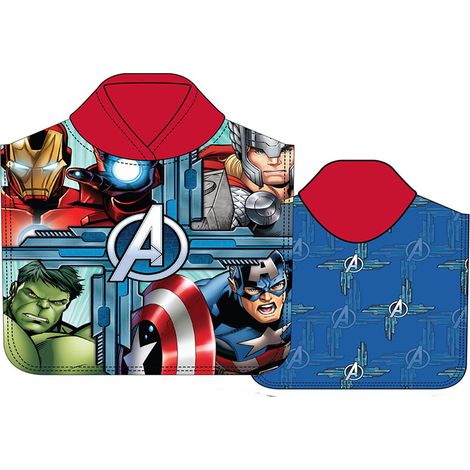 Poncho de plage micro enfant Avengers 55 x 110cm - Multicolore - Dimension Micro