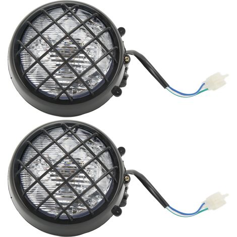 Ensemble de phares LED 12V pour VTT (ampoules et couvercles inclus) pour les modèles Warrior fabriqués entre 1996 et 2001. (1/5)