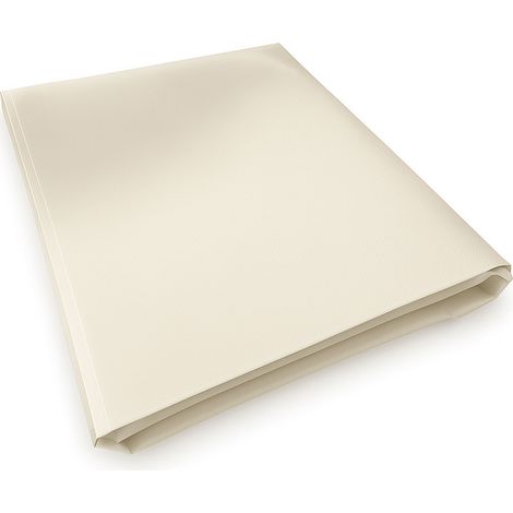 TECPLAST Bâche Bois sans Oeillets 1,5x1 m XP640BO Blanche - Garantie 10 ans - Bâche PVC étanche - Made in France