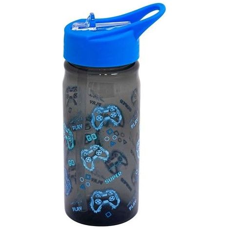 Aqua Pure Go Playing Astra Wasserflasche mit Strohhalm