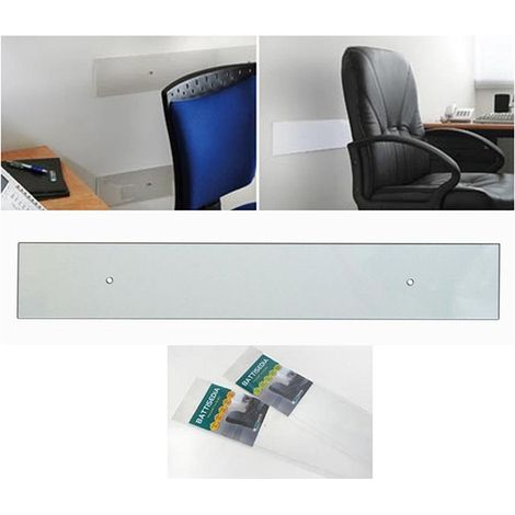 battisedia in poliver trasparente con adesivo - 80 x 12 cm. (1/2)
