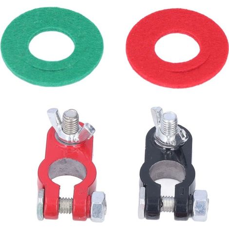 Pliers of terminals of battery, connectors to clearance fast, black and red, universal for cars, truck, boats, 2 pieces (1/5)