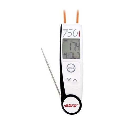 Ebro TLC 750i Termómetro infrarrojo y con sonda preciso