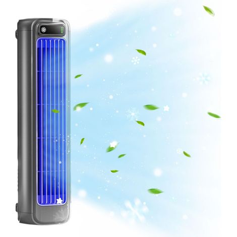 Ventilateur Rafraîchissant Sans Pale - Refroidissement Par Évaporation - Pour Cuisine Salle De Bain Bureau - 3 Vitesses - 20 Db - 1 Unité (1/5)