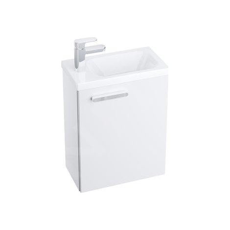 Ravak Chrome - Meuble vasque SD 400, 400x220x500 mm, blanc X000000538 (1/4)