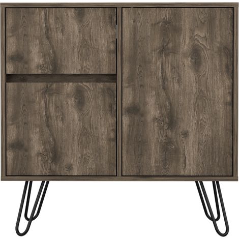 Aparador de salón Z80 Andora con gabinete , 80 cm X 80 cm X 35 cm , Bellota (1/5)