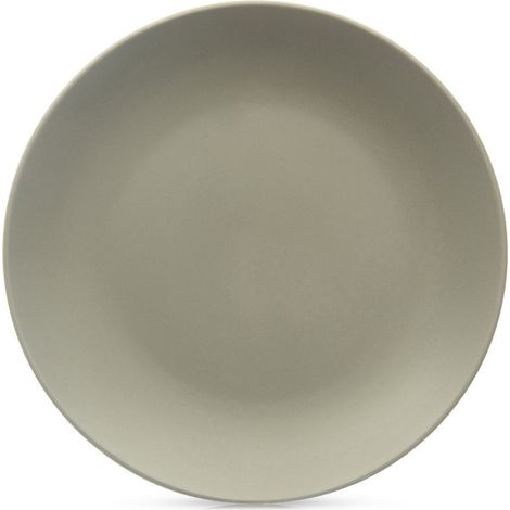 Plato llano de cer谩mica verde, 27 cm (1/5)