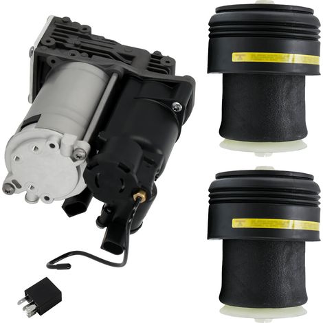 Paar for BMW X5 E70 X6 E71 E72 Luftfederung Hinten Faltenbalg + Kompressor (1/5)