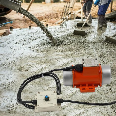 Moteur Vibrant Industriel 40W IP65, 9 Vitesses Réglables, 220V Compact, Motricité Brushless, Pour Machines Industrie Agro Fonderie, Étanchéité Forte, 17.7x11x9.5cm (1/5)
