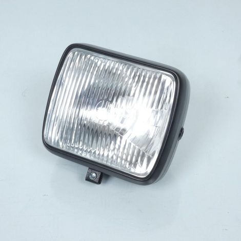 rechteckige Frontoptik schwarz 180x150mm guia neu für Motorrad