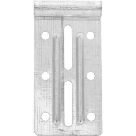 Support de Porte de Garage Charnière Supérieure en Fer Argenté Pièce de Remplacement Robuste , Installation Facile , Compatibilité Large , Structure Solide (1/5)