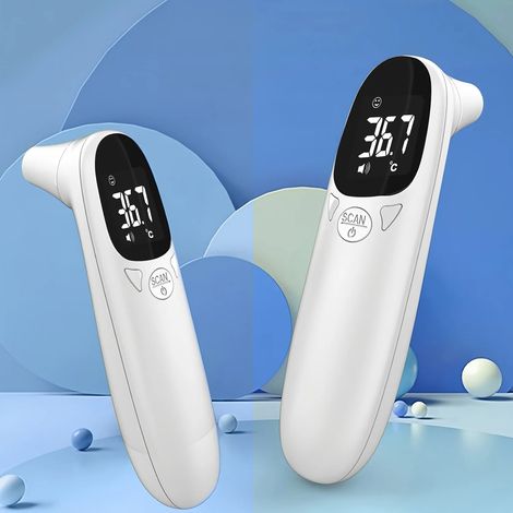 FLITI Non-Contact Infrared Medical Thermometer for Forehead and Ear, Multi-Purpose for Adults and Children, Accurate Fever Measurement (1/5)