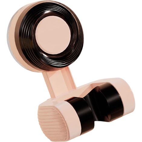 Le support de pommeau de douche à ventouse est facilement réglable en hauteur et en angle, se fixe au mur sans perçage et est sans danger pour les enfants. (1/5)