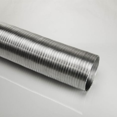 Elica 1052W Tubo Cappa Aspirante Alluminio, 3 Metri (1/2)