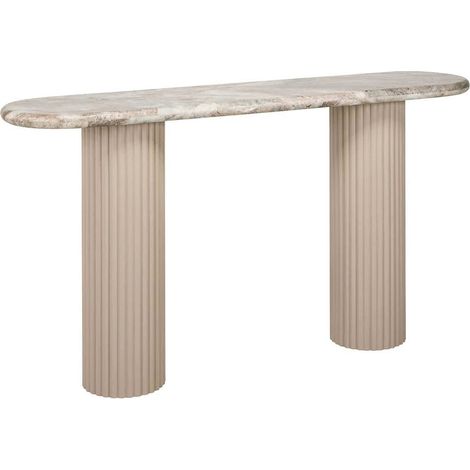 Console Murale Épurée en Marbre Toronto - Beige marbré (1/5)